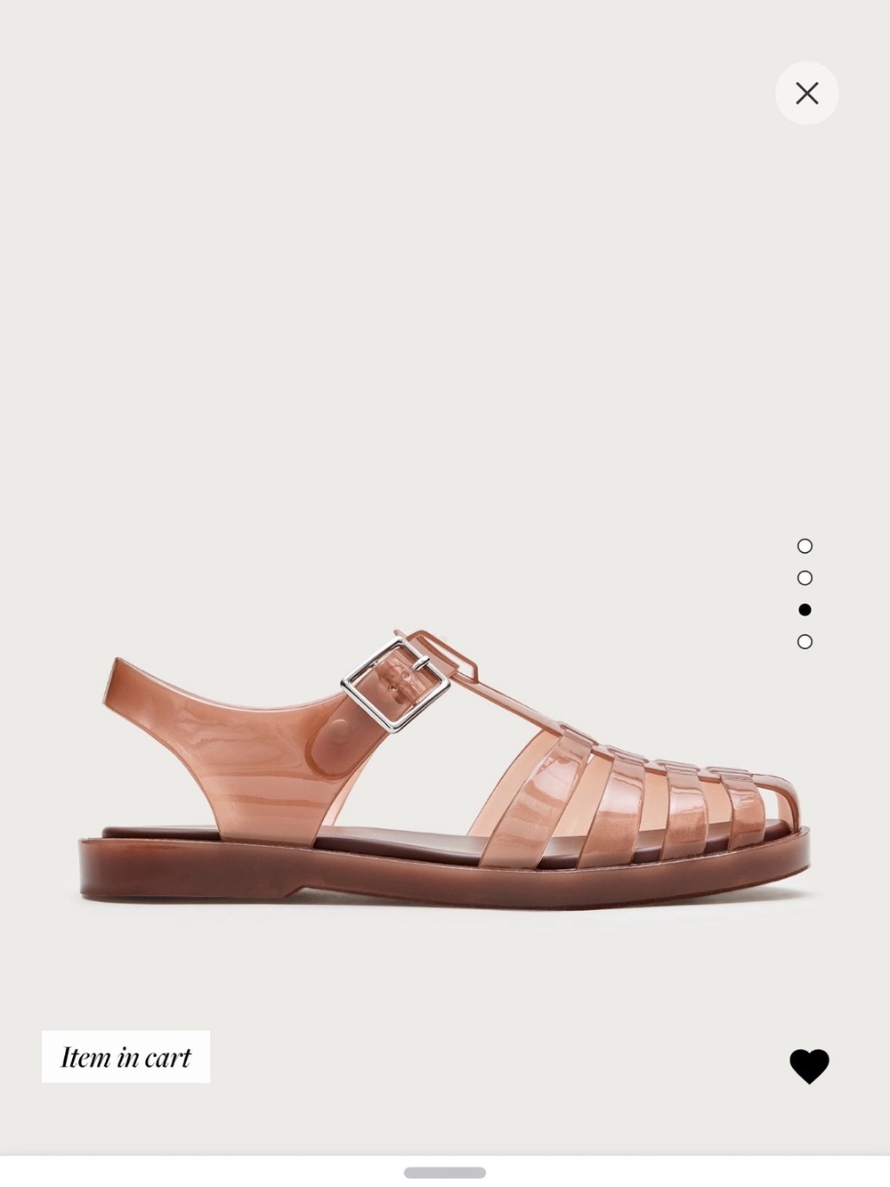 Women’s J Crew Fisherman Jelly Sandals in (Elm Wood) - Picture 7 of 7